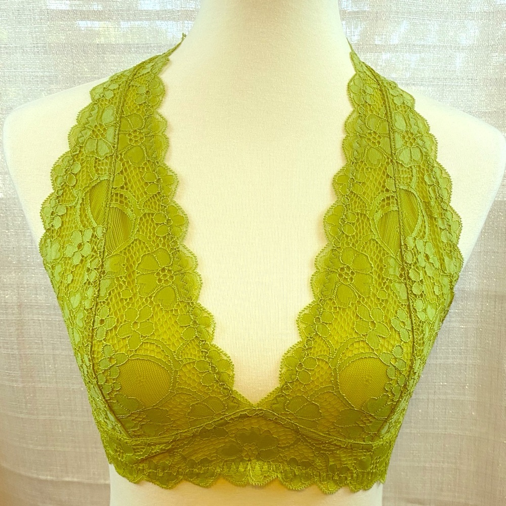 Free People Gallon Lace Halter Size M